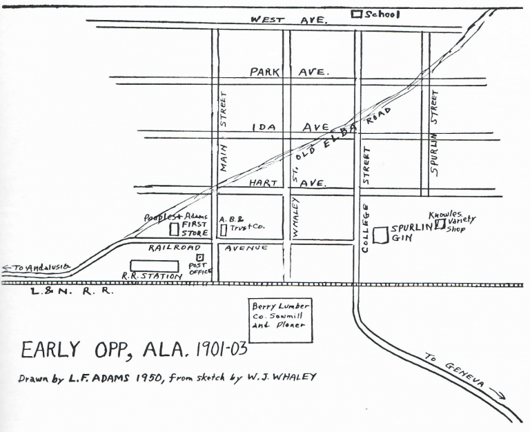 Our History City of Opp Alabama